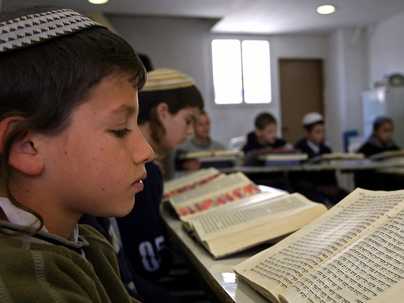 Yeshiva student studying Torah FILE PHOTO