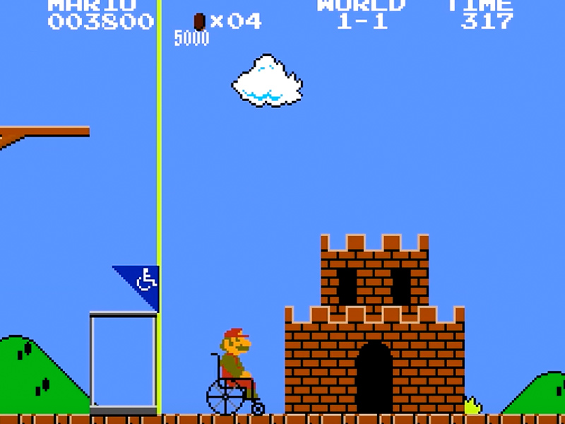 Scene from 'Not So Super Mario'