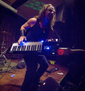 Lehman shredding on his Keytar