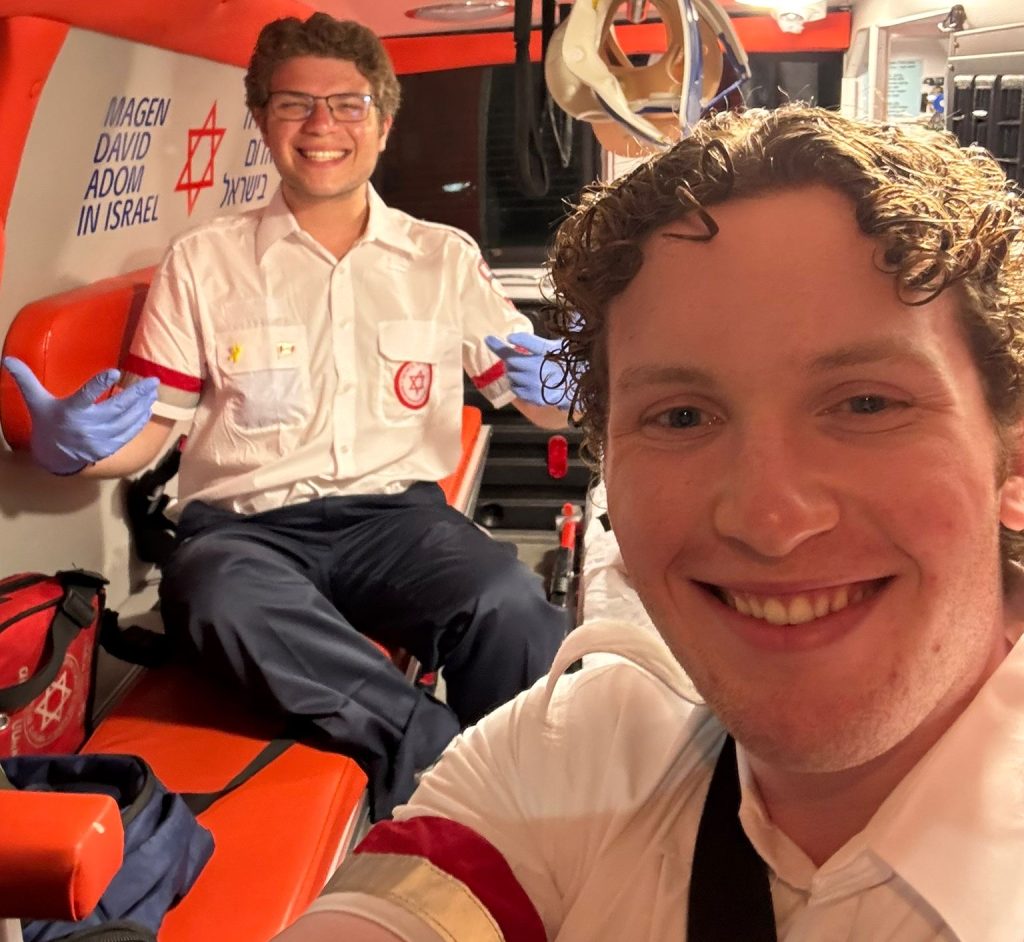 Rotstein in ambulance