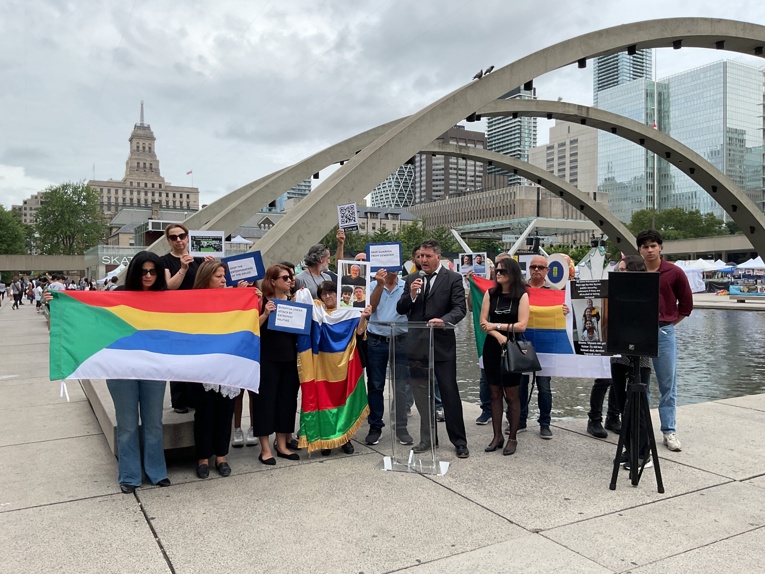 Canadian Druze call on the international community to intervene after Syrian attacks