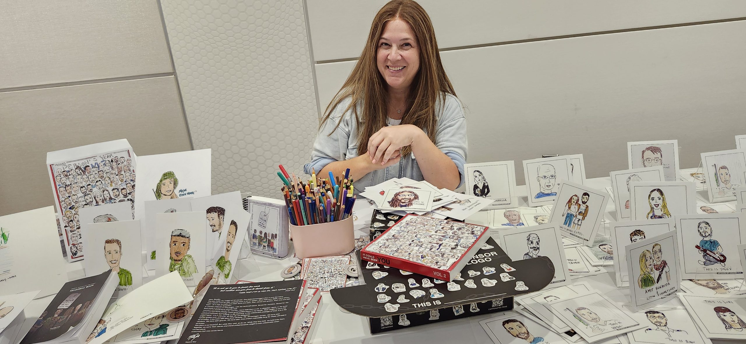 Toronto artist keeps the memory of Oct. 7 victims and hostages alive